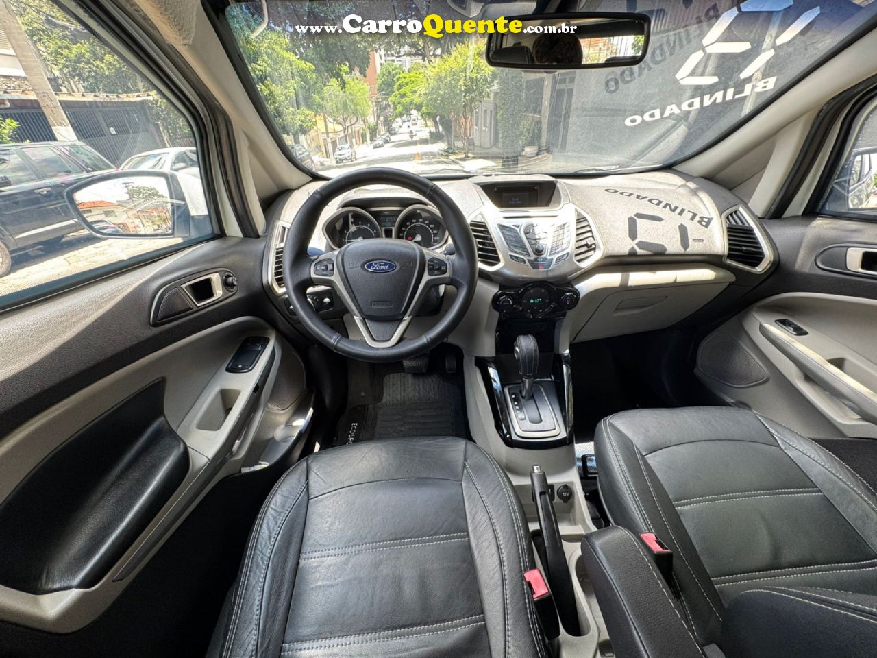 FORD   ECOSPORT TITANIUM 2.0 16V FLEX 5P AUT.   BRANCO 2013 2.0 FLEX - Loja