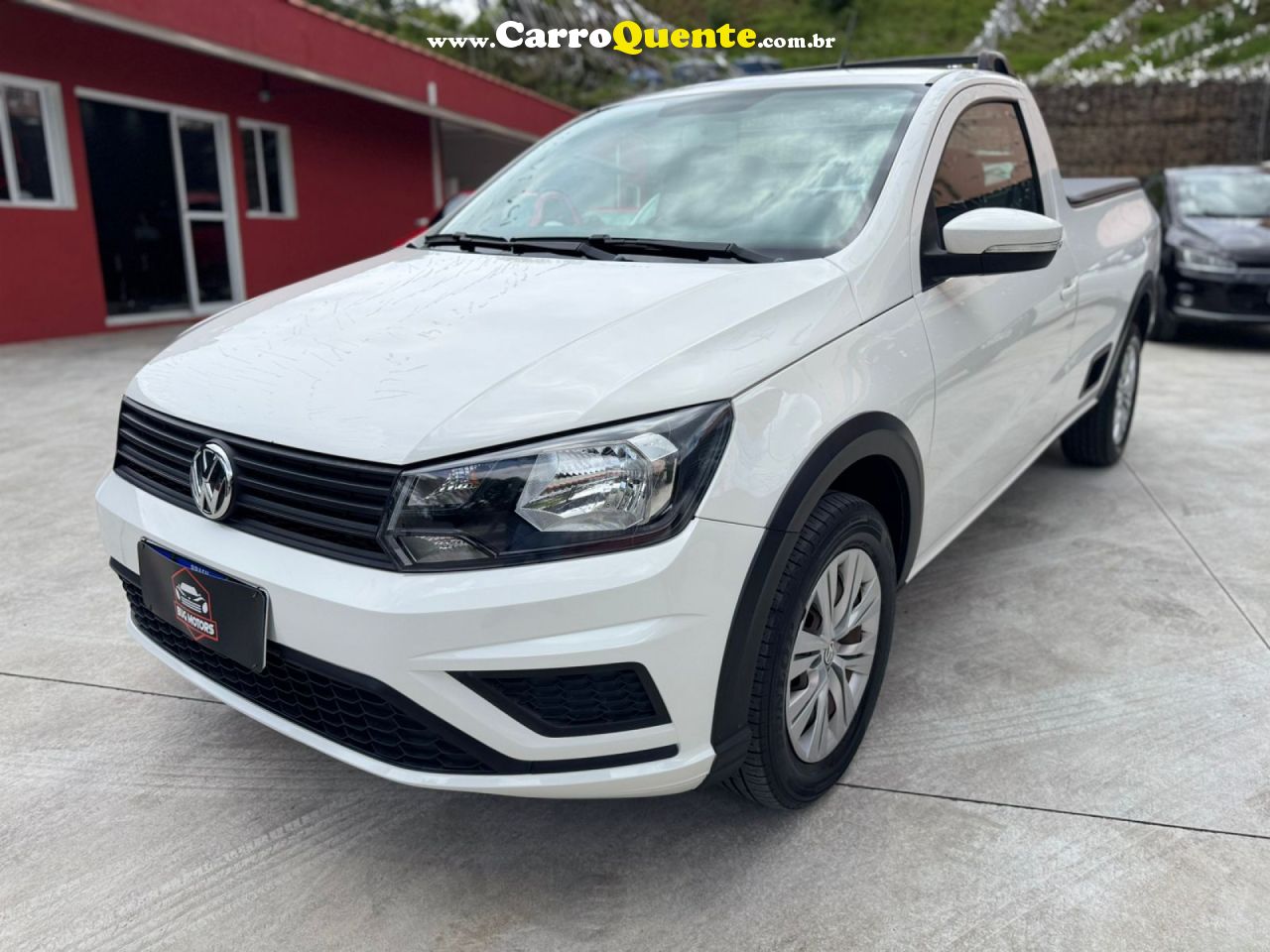 VOLKSWAGEN   SAVEIRO TRENDLINE 1.6 T.FLEX 8V   BRANCO 2019 1.6 GASOLINA - Loja