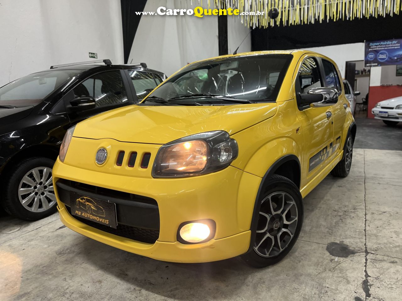 FIAT   UNO SPORTING 1.4 EVO FIRE FLEX 8V 4P   AMARELO 2011 1.4 FLEX - Loja