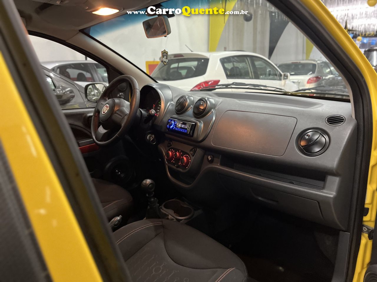 FIAT   UNO SPORTING 1.4 EVO FIRE FLEX 8V 4P   AMARELO 2011 1.4 FLEX - Loja