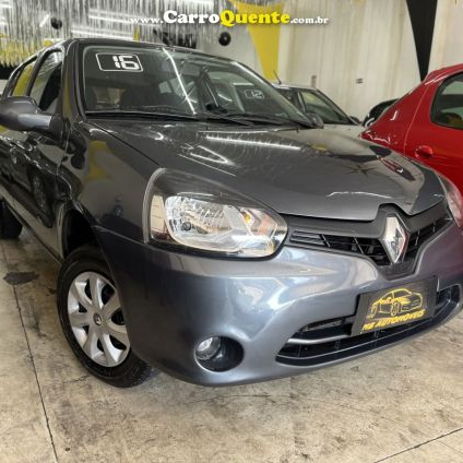 RENAULT   CLIO RNALIZÉEXPR.1.0 HI-POWER 16V 5P   CINZA 2016 1.0 FLEX