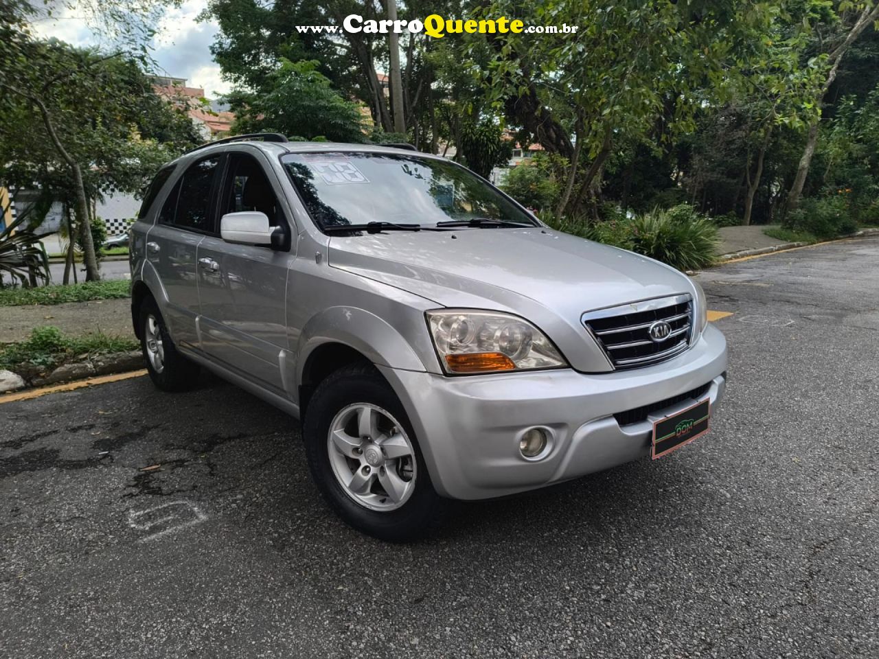 KIA   SORENTO EX 2.5 16V 4X4 MEC. DIESEL   PRATA 2008 2.5 DIESEL - Loja