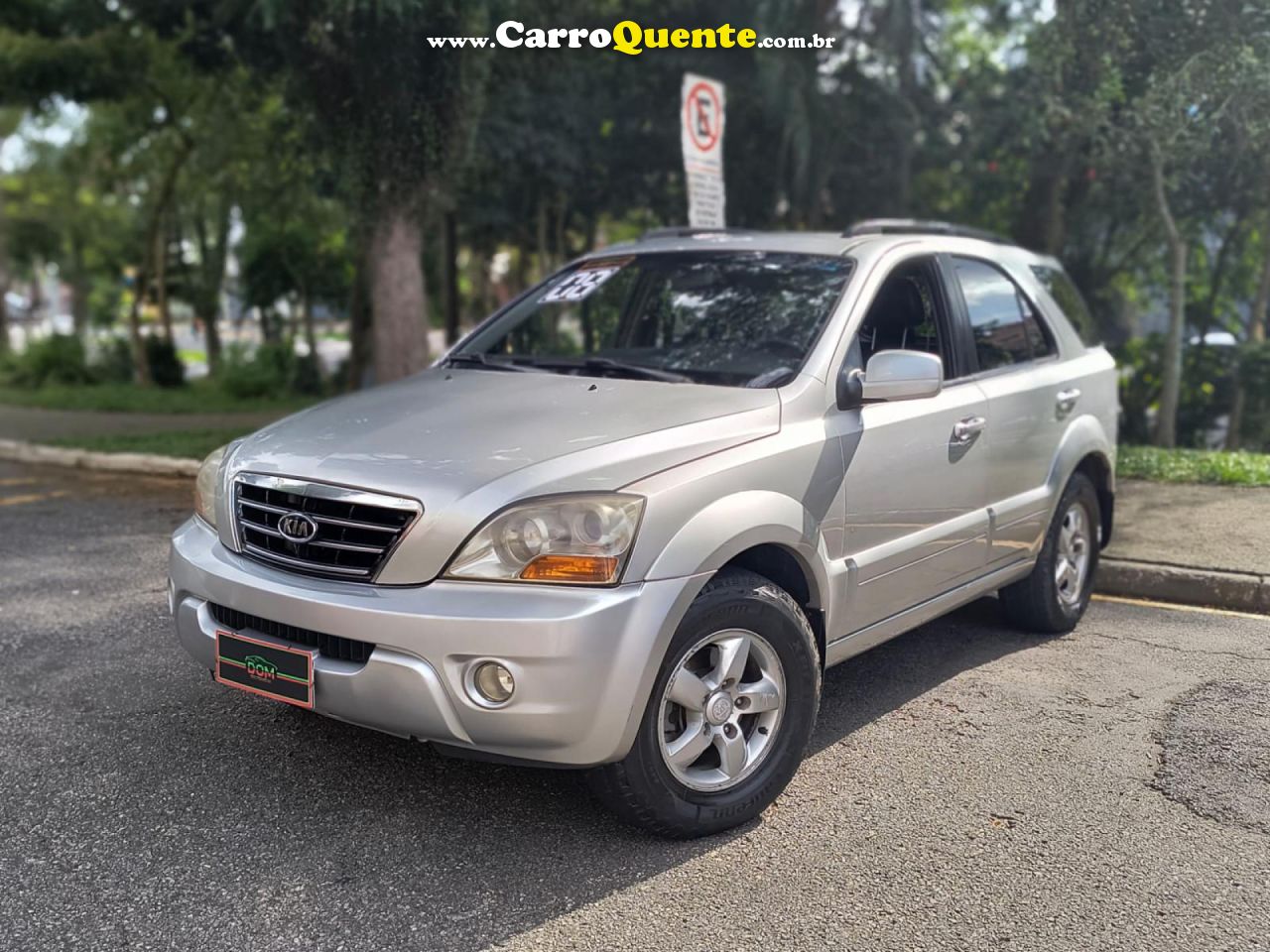 KIA   SORENTO EX 2.5 16V 4X4 MEC. DIESEL   PRATA 2008 2.5 DIESEL - Loja