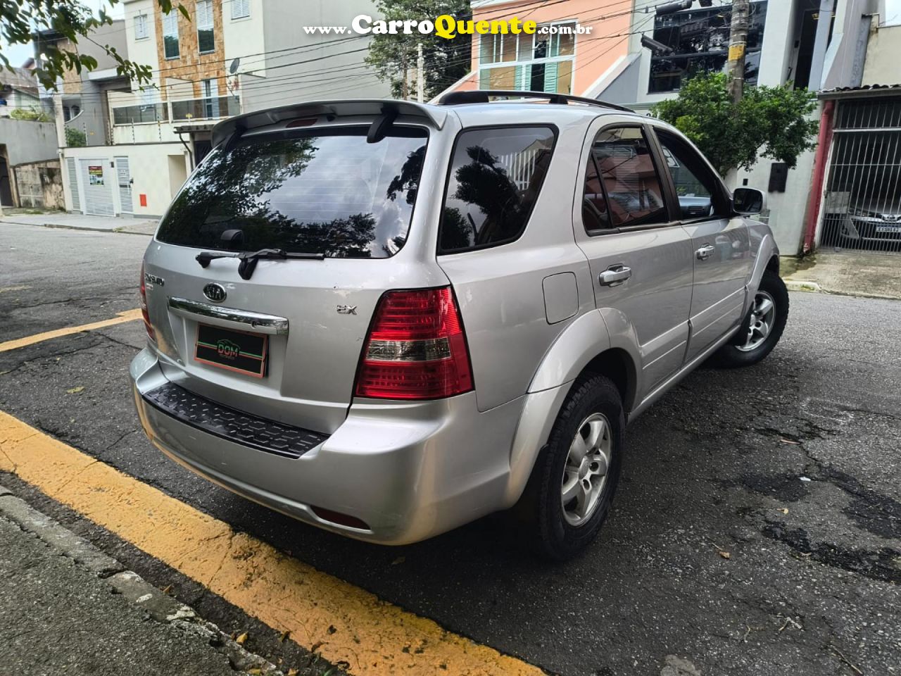 KIA   SORENTO EX 2.5 16V 4X4 MEC. DIESEL   PRATA 2008 2.5 DIESEL - Loja