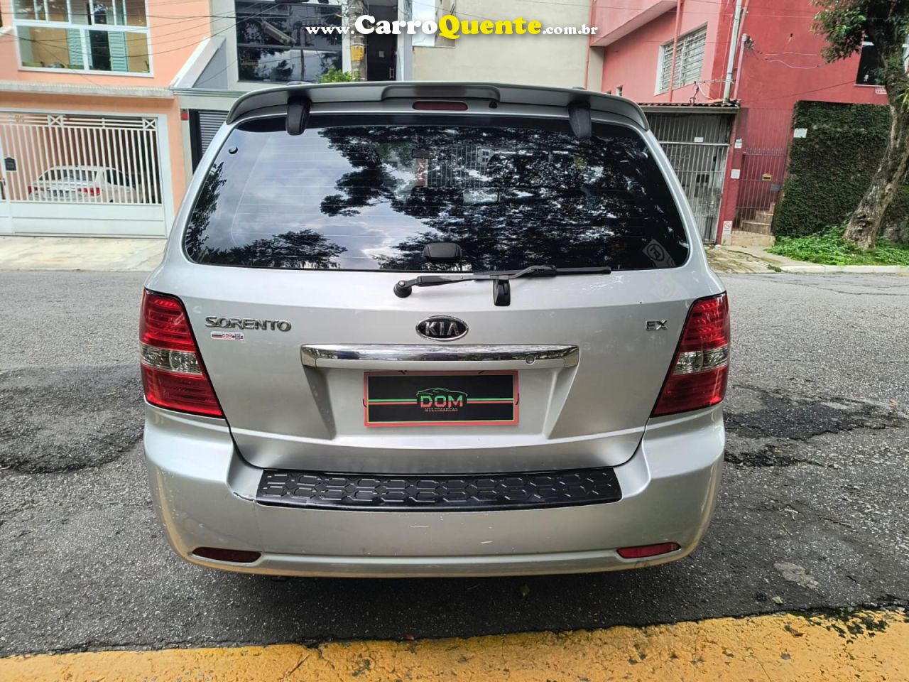 KIA   SORENTO EX 2.5 16V 4X4 MEC. DIESEL   PRATA 2008 2.5 DIESEL - Loja
