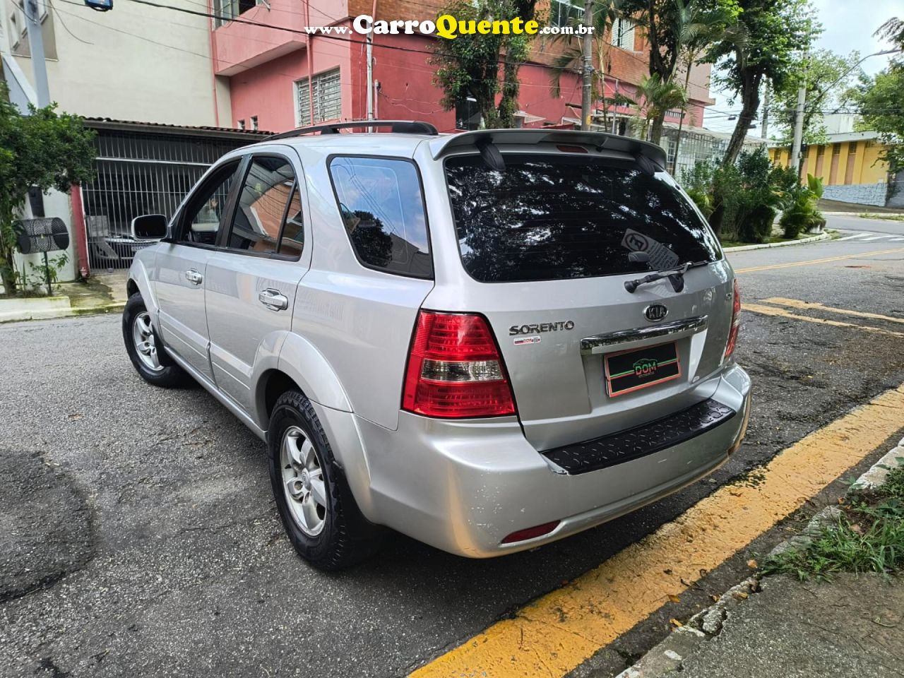 KIA   SORENTO EX 2.5 16V 4X4 MEC. DIESEL   PRATA 2008 2.5 DIESEL - Loja