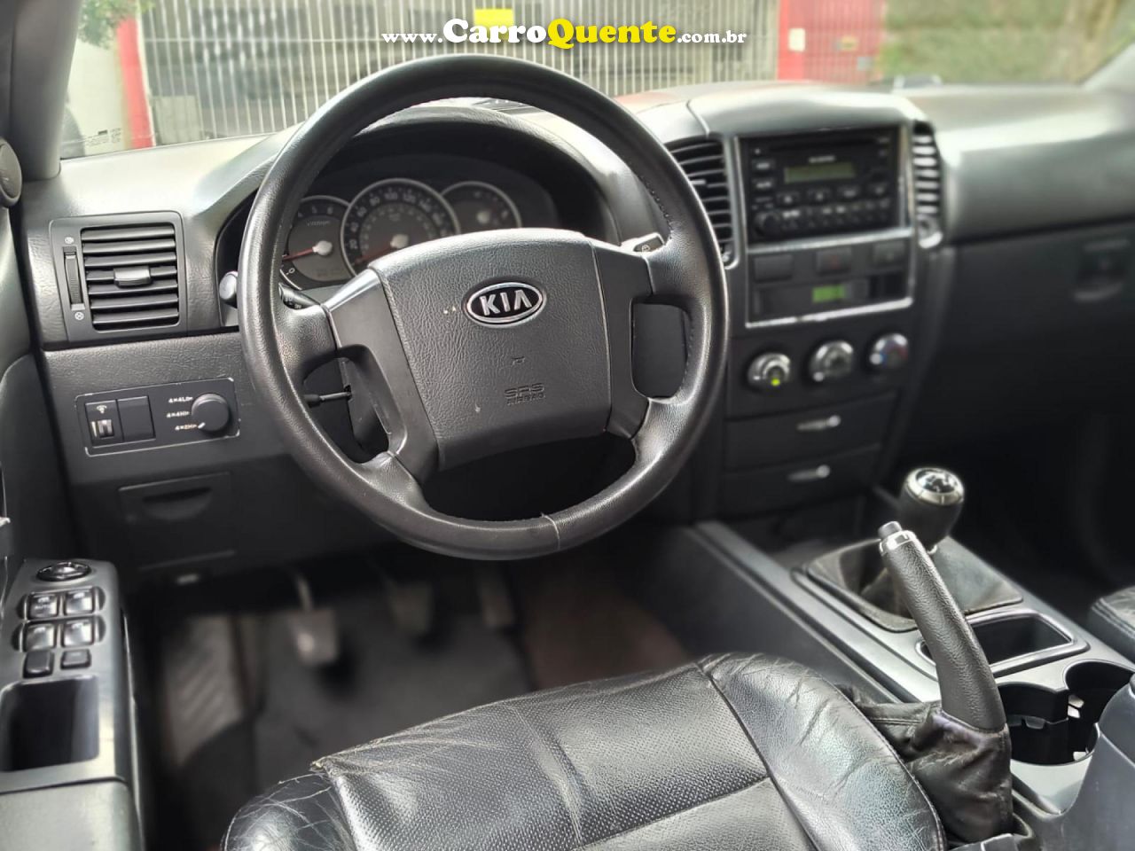 KIA   SORENTO EX 2.5 16V 4X4 MEC. DIESEL   PRATA 2008 2.5 DIESEL - Loja