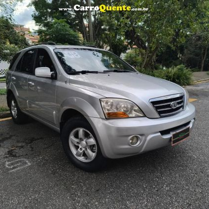KIA   SORENTO EX 2.5 16V 4X4 MEC. DIESEL   PRATA 2008 2.5 DIESEL