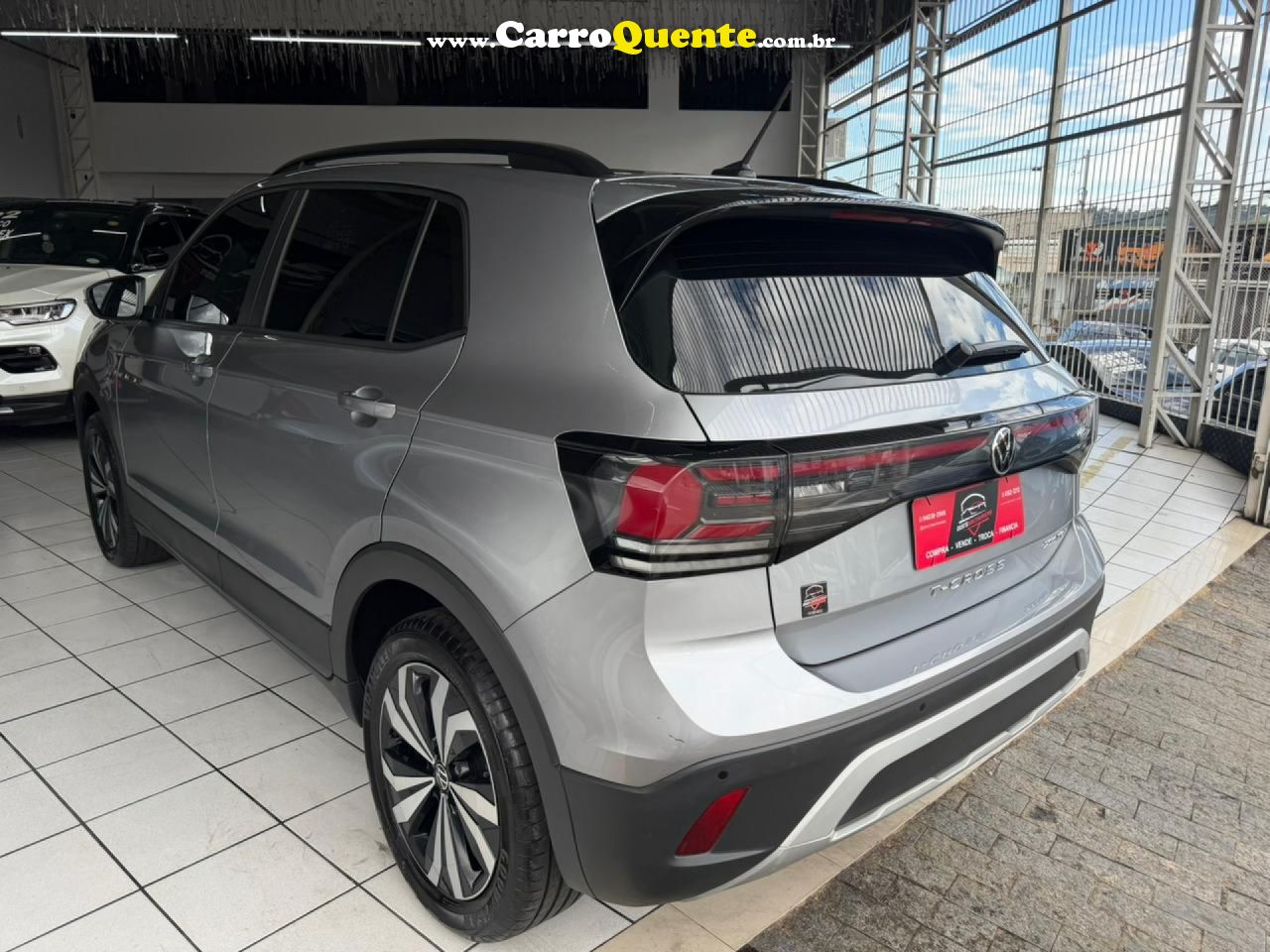 VOLKSWAGEN   T-CROSS 1.0 TSI FLEX 12V 5P AUT.   PRATA 2025 1.0 FLEX - Loja