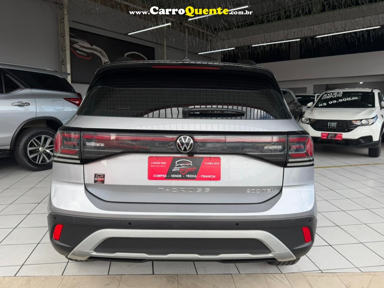 VOLKSWAGEN   T-CROSS 1.0 TSI FLEX 12V 5P AUT.   PRATA 2025 1.0 FLEX - Loja