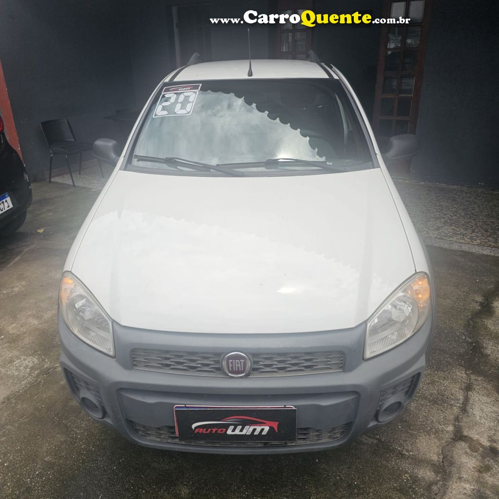 FIAT   STRADA WORKING HARD 1.4 FIRE FLEX 8V CS   BRANCO 2020 1.4 FLEX - Loja