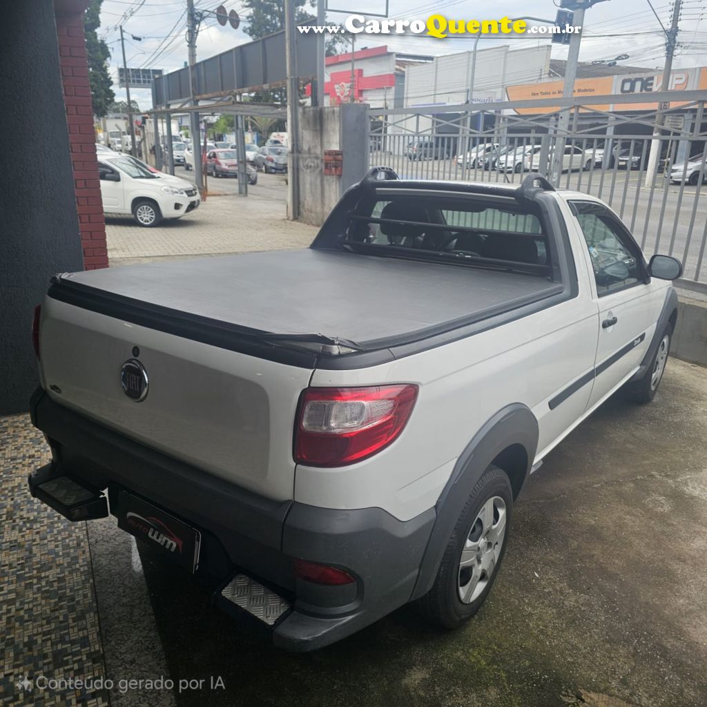 FIAT   STRADA WORKING HARD 1.4 FIRE FLEX 8V CS   BRANCO 2020 1.4 FLEX - Loja