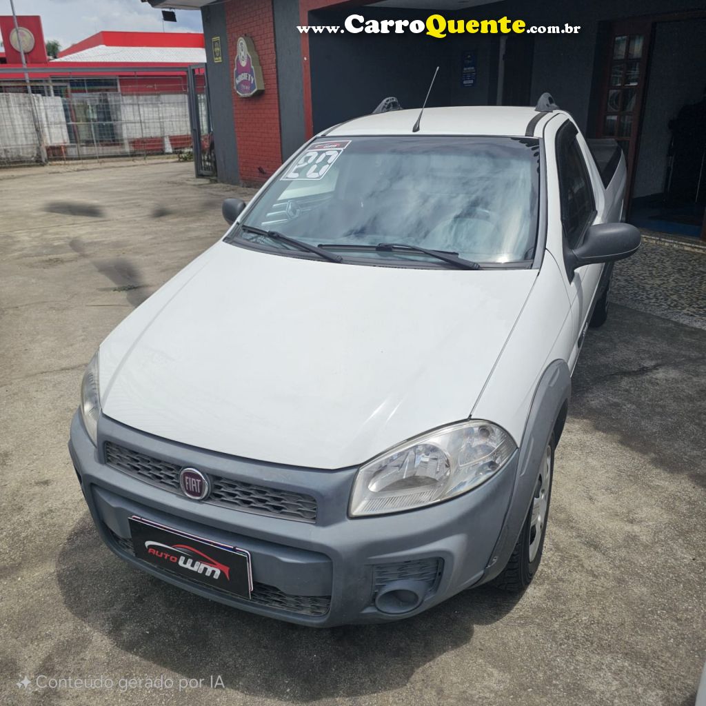 FIAT   STRADA WORKING HARD 1.4 FIRE FLEX 8V CS   BRANCO 2020 1.4 FLEX - Loja