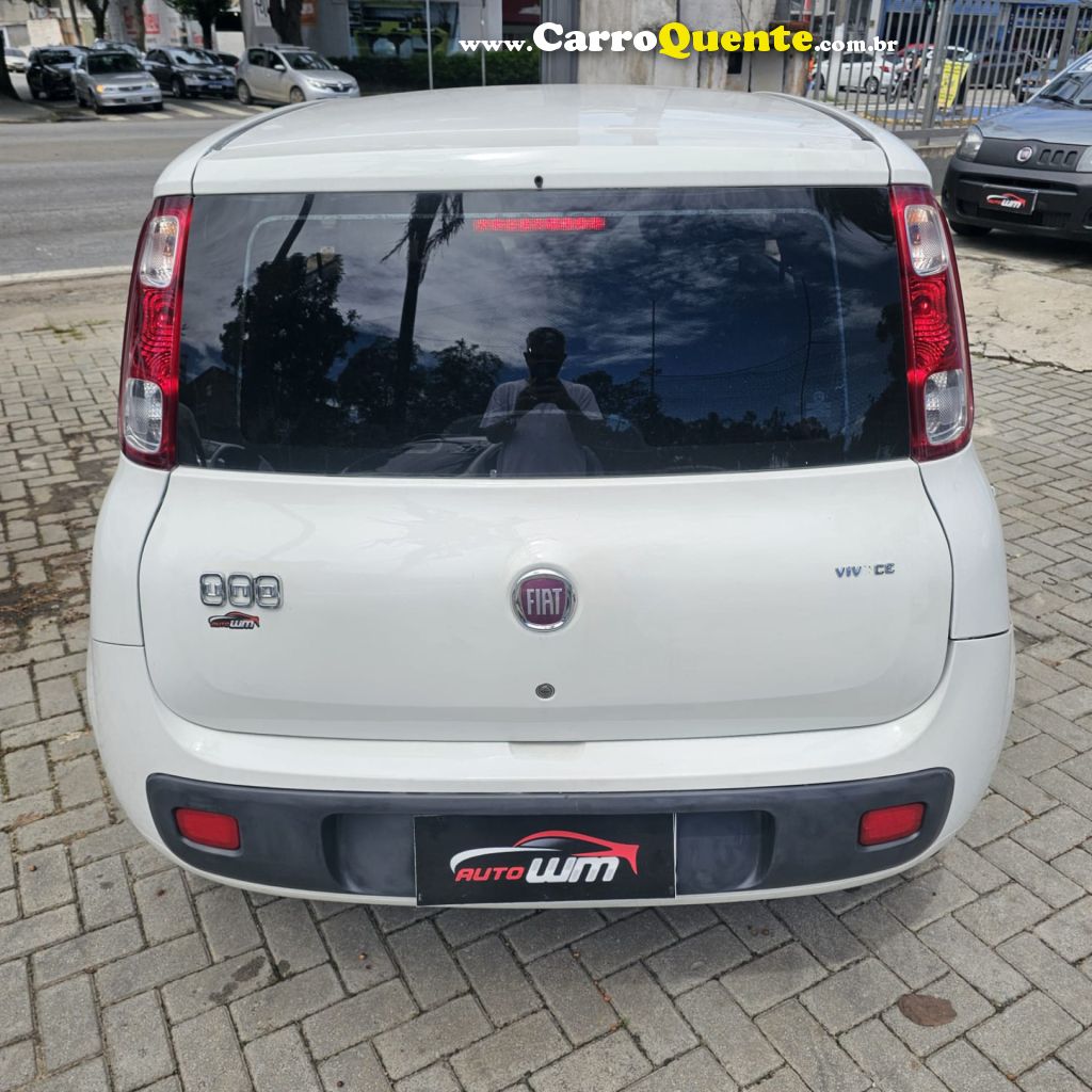 FIAT   UNO VIVACE CELEB. 1.0 EVO F. FLEX 8V 3P   BRANCO 2015 1.0 FLEX - Loja