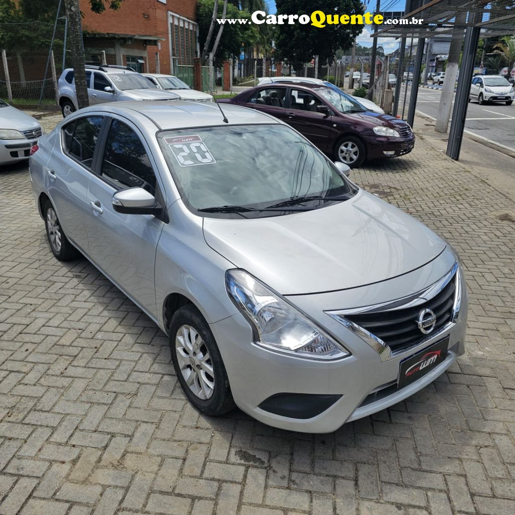 NISSAN   VERSA SV 1.6 16V FLEXSTART 4P AUT.   PRATA 2020 1.6 GASOLINA - Loja