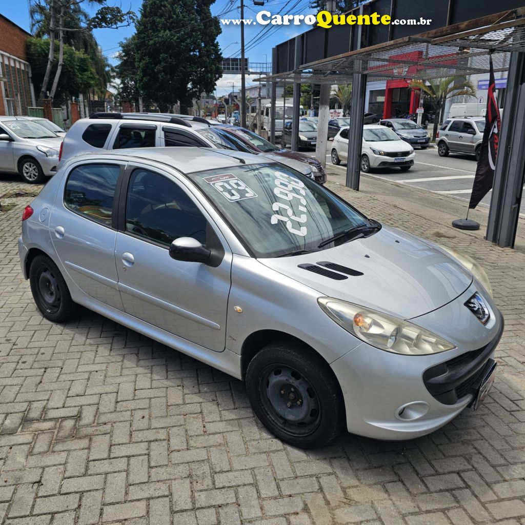 PEUGEOT   207 XR SPORT 1.4 FLEX 8V 5P   PRATA 2008 1.4 FLEX - Loja