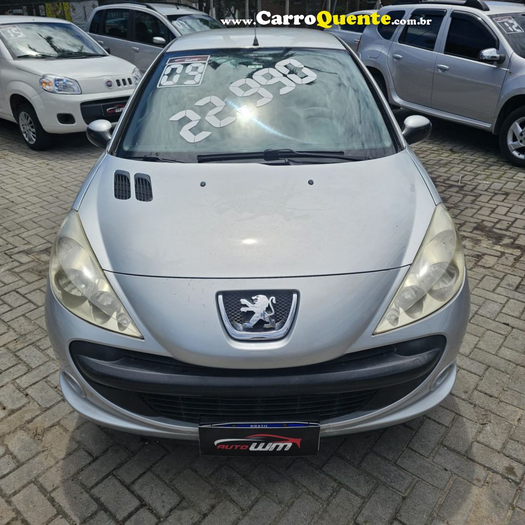 PEUGEOT   207 XR SPORT 1.4 FLEX 8V 5P   PRATA 2008 1.4 FLEX - Loja