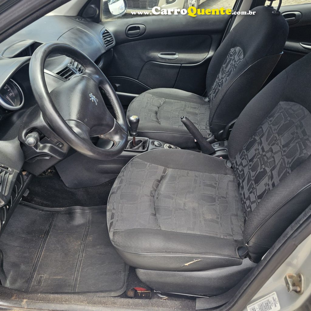 PEUGEOT   207 XR SPORT 1.4 FLEX 8V 5P   PRATA 2008 1.4 FLEX - Loja