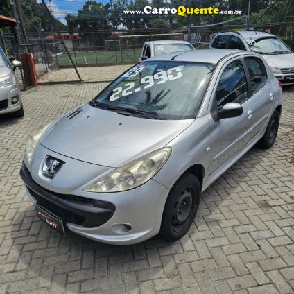 PEUGEOT   207 XR SPORT 1.4 FLEX 8V 5P   PRATA 2008 1.4 FLEX