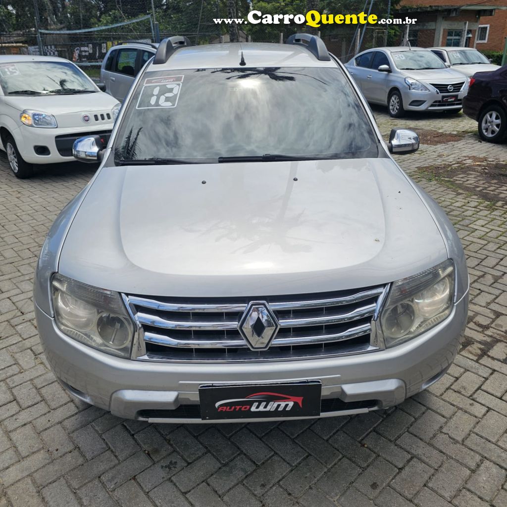 RENAULT   DUSTER DYNAMIQUE 1.6 FLEX 16V MEC.   PRATA 2012 1.6 FLEX - Loja