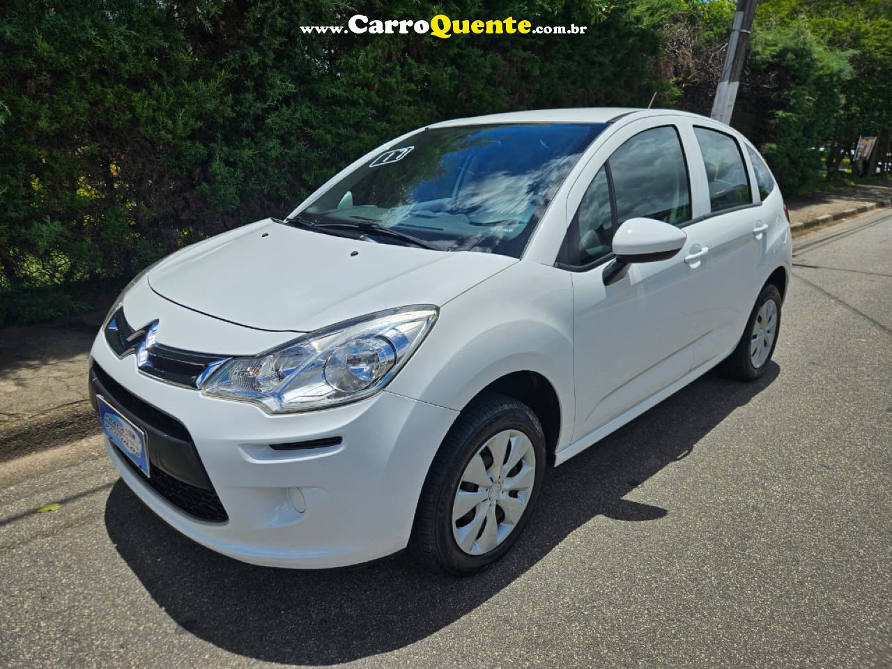 CITROËN   C3 ORIGINE PURE TECH 1.2 FLEX 12V MEC   BRANCO 2017 1.2 FLEX - Loja