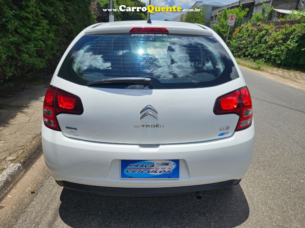 CITROËN   C3 ORIGINE PURE TECH 1.2 FLEX 12V MEC   BRANCO 2017 1.2 FLEX - Loja