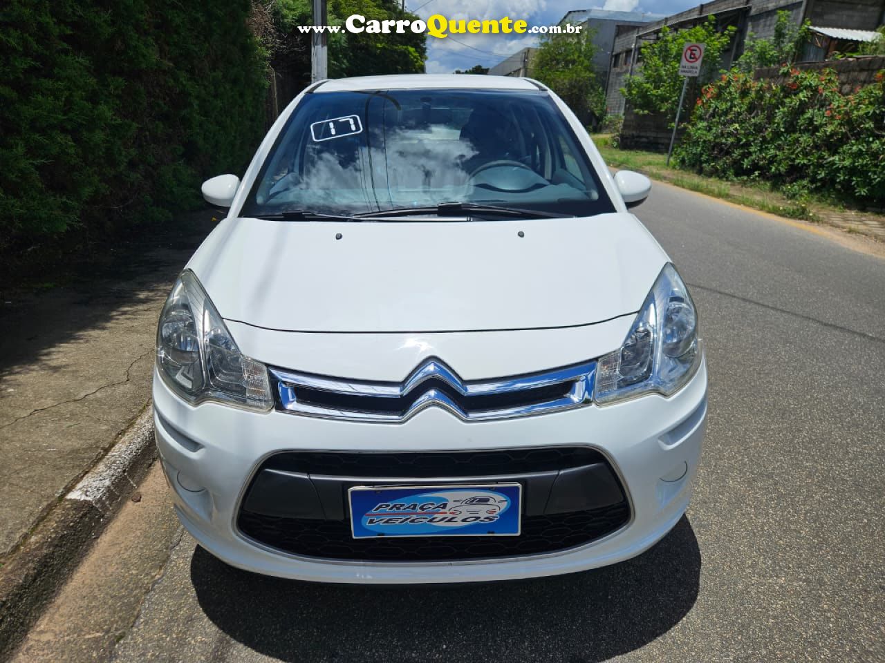 CITROËN   C3 ORIGINE PURE TECH 1.2 FLEX 12V MEC   BRANCO 2017 1.2 FLEX - Loja