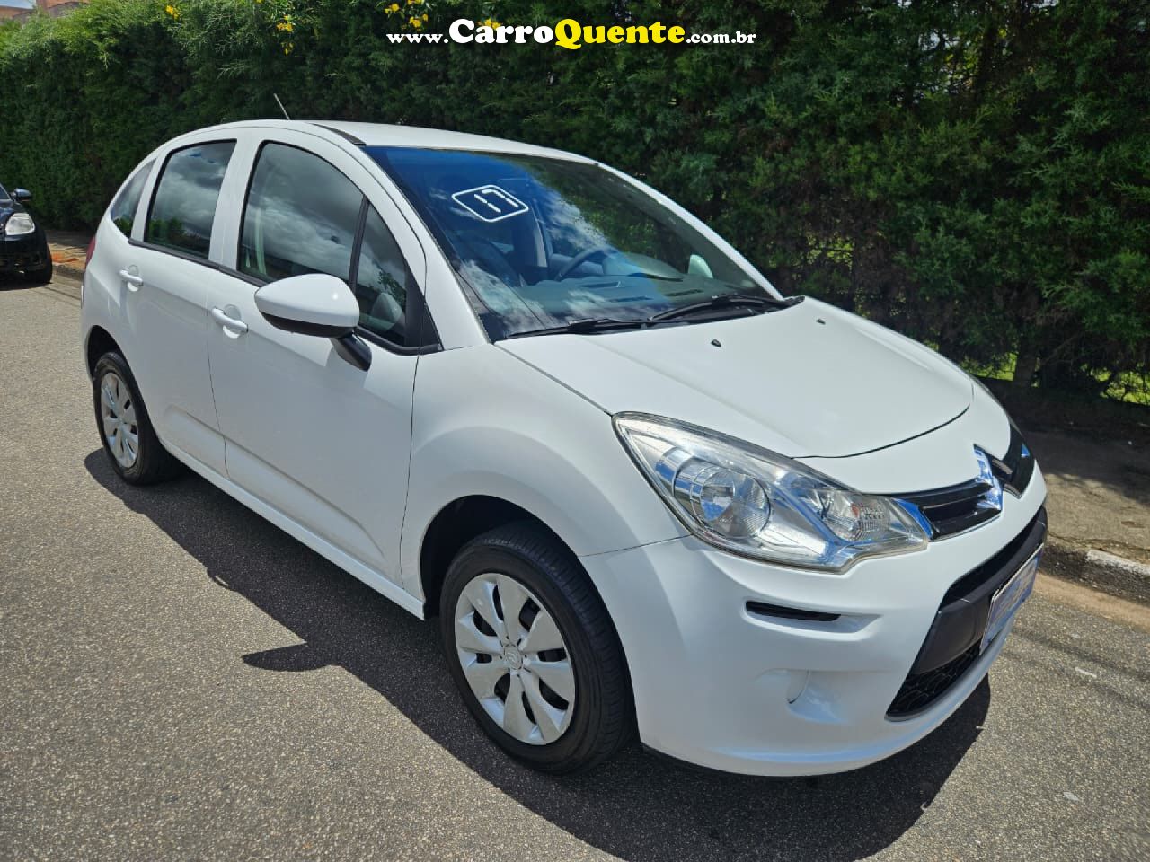 CITROËN   C3 ORIGINE PURE TECH 1.2 FLEX 12V MEC   BRANCO 2017 1.2 FLEX - Loja