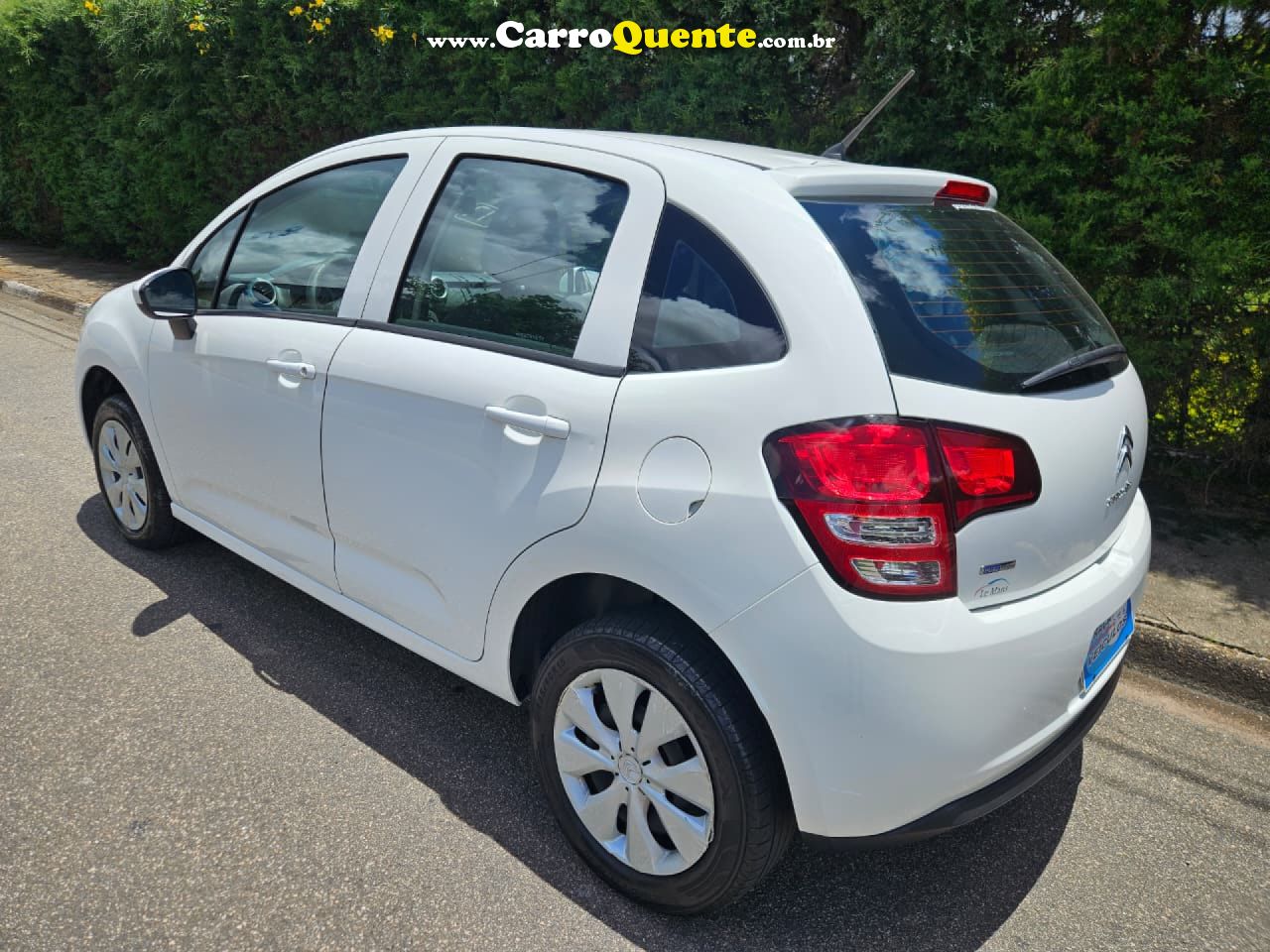 CITROËN   C3 ORIGINE PURE TECH 1.2 FLEX 12V MEC   BRANCO 2017 1.2 FLEX - Loja