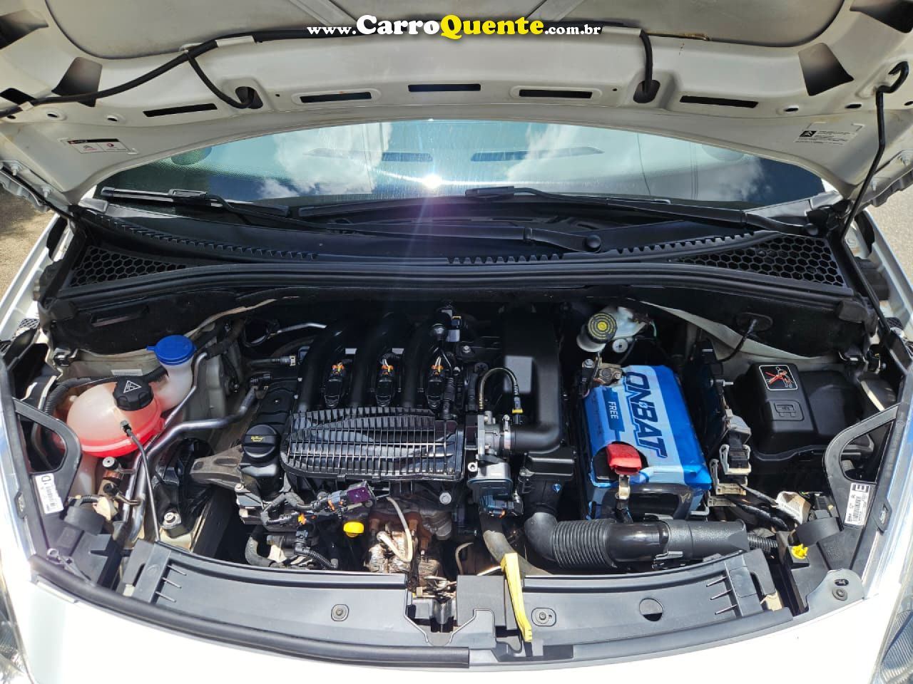 CITROËN   C3 ORIGINE PURE TECH 1.2 FLEX 12V MEC   BRANCO 2017 1.2 FLEX - Loja