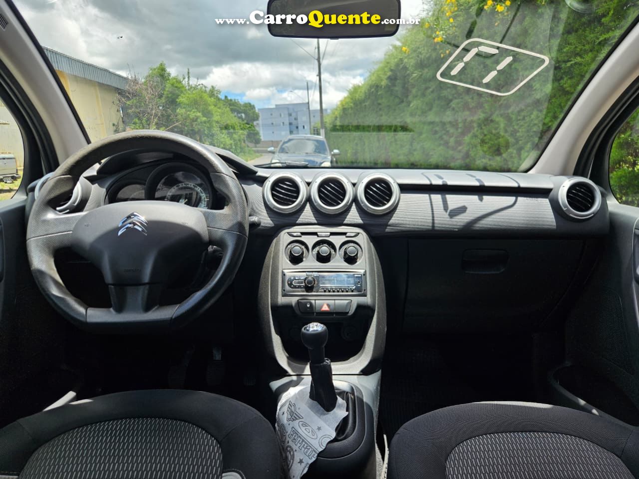 CITROËN   C3 ORIGINE PURE TECH 1.2 FLEX 12V MEC   BRANCO 2017 1.2 FLEX - Loja