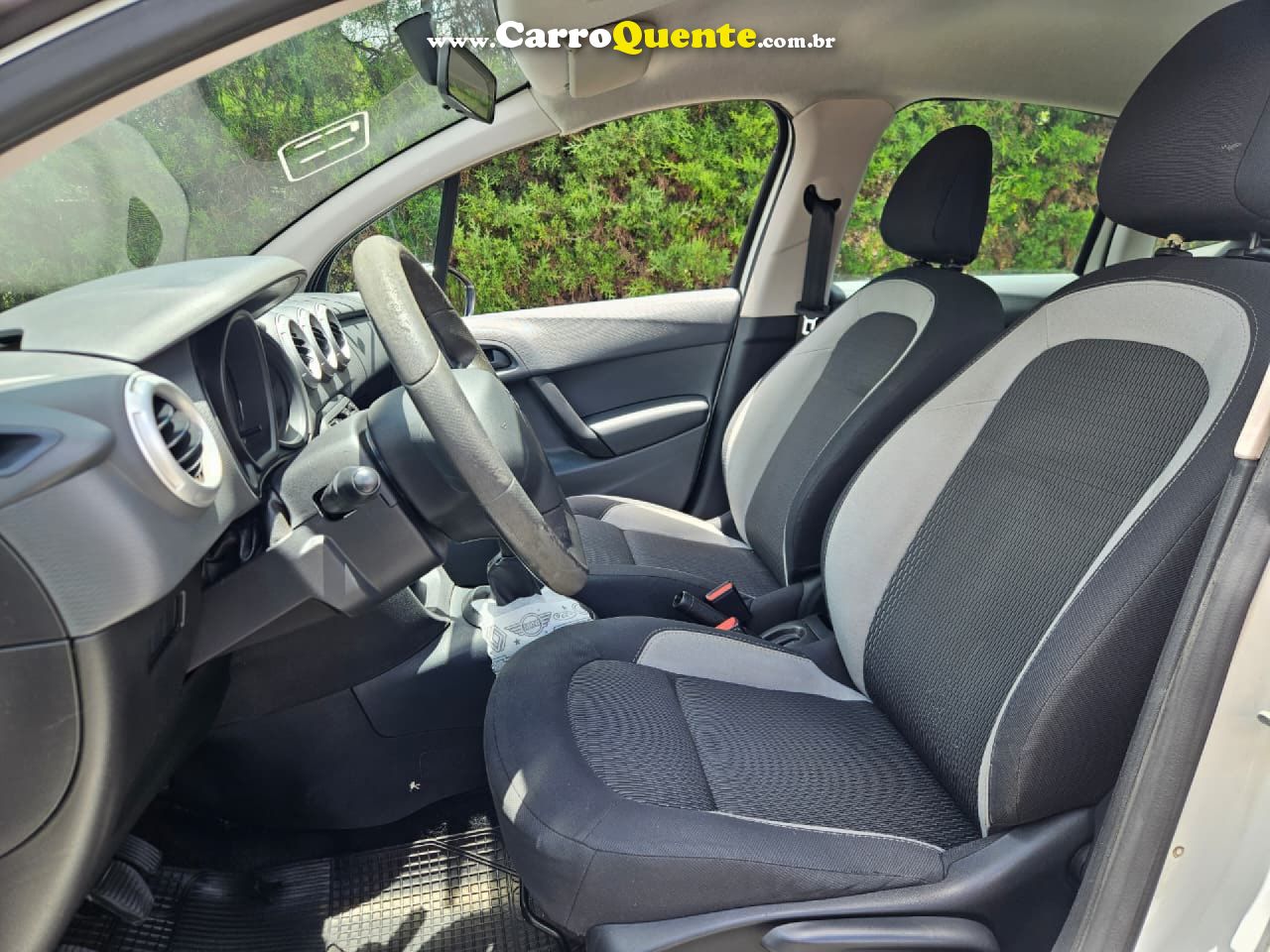 CITROËN   C3 ORIGINE PURE TECH 1.2 FLEX 12V MEC   BRANCO 2017 1.2 FLEX - Loja