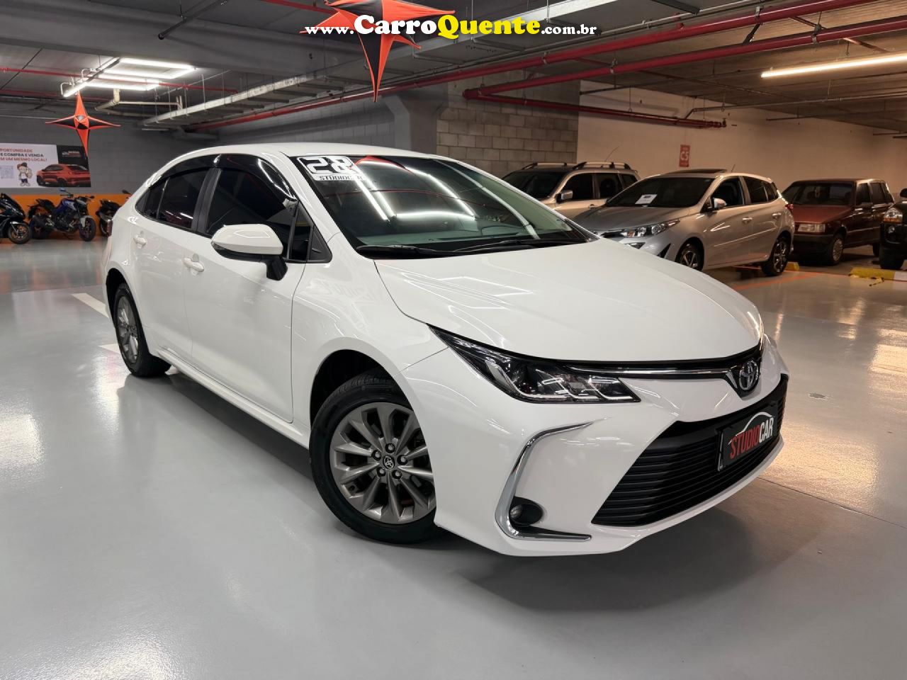 TOYOTA   COROLLA GLI 2.0 16V FLEX AUT.   BRANCO 2022 2.0 FLEX - Loja