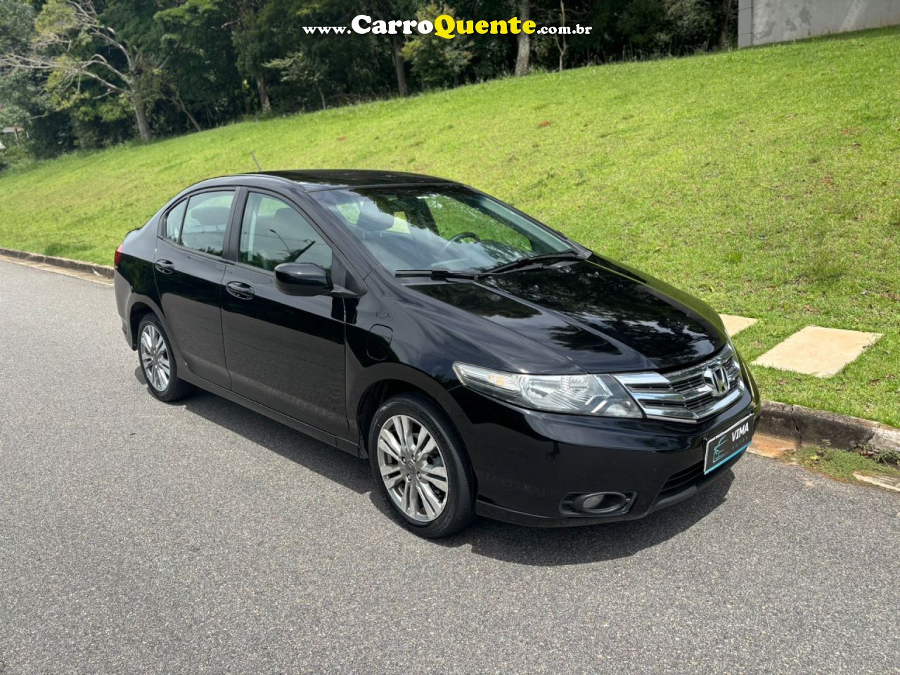HONDA   CITY SEDAN LX 1.5 FLEX 16V 4P AUT.   PRETO 2014 1.5 FLEX - Loja