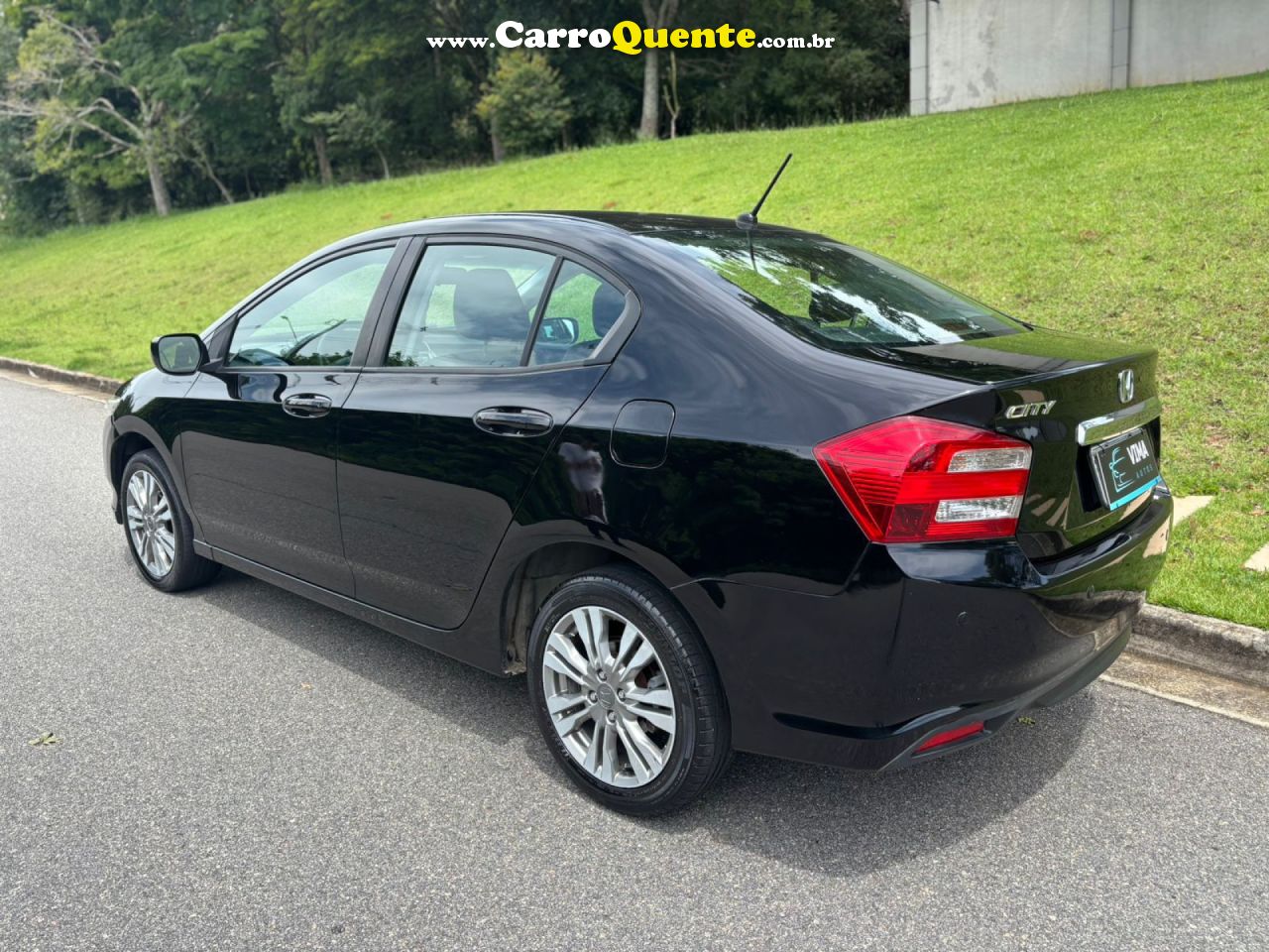 HONDA   CITY SEDAN LX 1.5 FLEX 16V 4P AUT.   PRETO 2014 1.5 FLEX - Loja