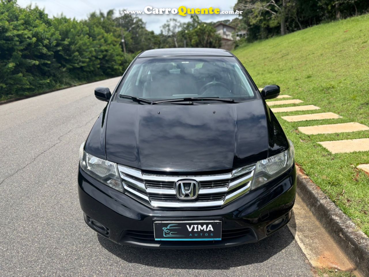 HONDA   CITY SEDAN LX 1.5 FLEX 16V 4P AUT.   PRETO 2014 1.5 FLEX - Loja