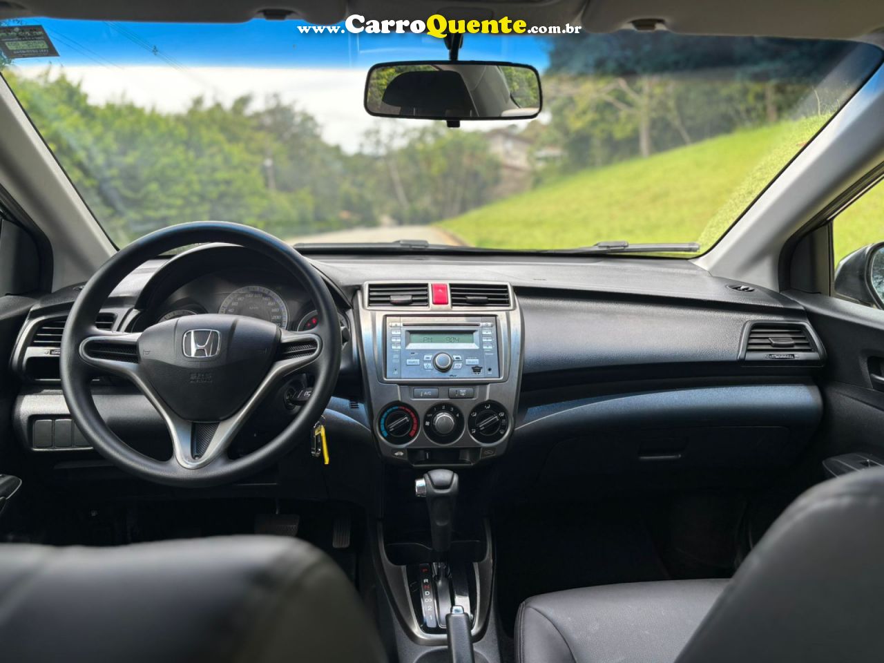 HONDA   CITY SEDAN LX 1.5 FLEX 16V 4P AUT.   PRETO 2014 1.5 FLEX - Loja