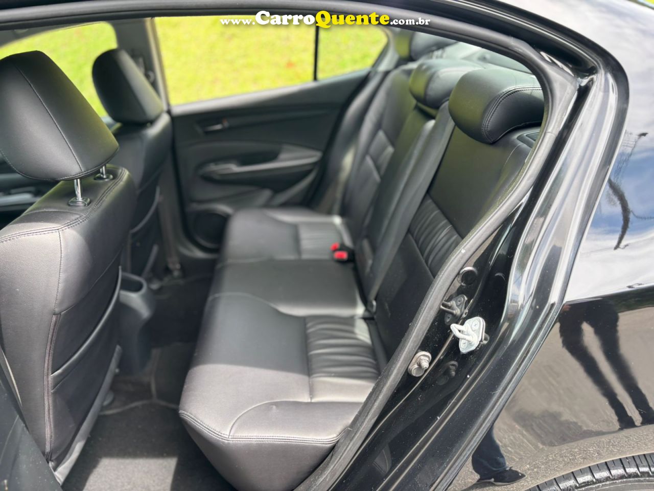 HONDA   CITY SEDAN LX 1.5 FLEX 16V 4P AUT.   PRETO 2014 1.5 FLEX - Loja