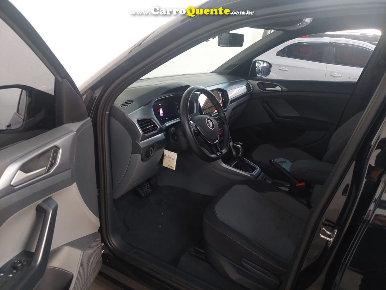 VOLKSWAGEN   T-CROSS COMFORTLINE 1.0 TSI FLEX 5P AUT.   PRETO 2021 1.0 FLEX - Loja