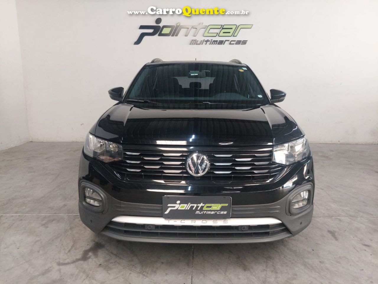 VOLKSWAGEN   T-CROSS COMFORTLINE 1.0 TSI FLEX 5P AUT.   PRETO 2021 1.0 FLEX - Loja