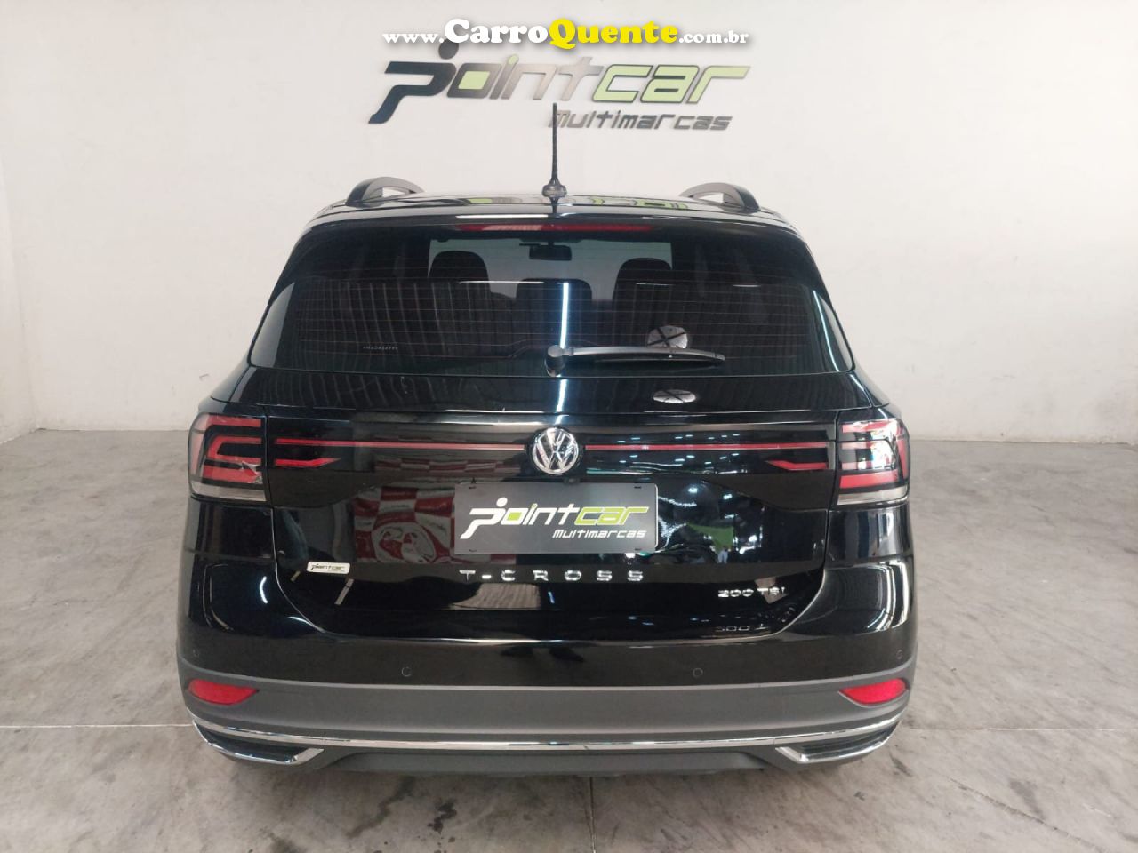 VOLKSWAGEN   T-CROSS COMFORTLINE 1.0 TSI FLEX 5P AUT.   PRETO 2021 1.0 FLEX - Loja