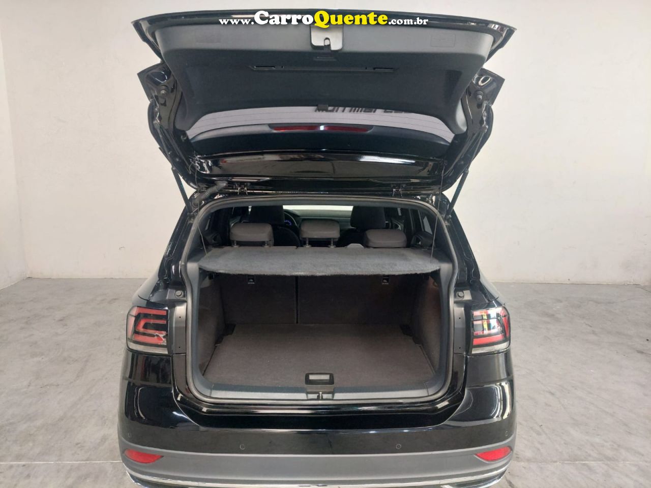 VOLKSWAGEN   T-CROSS COMFORTLINE 1.0 TSI FLEX 5P AUT.   PRETO 2021 1.0 FLEX - Loja