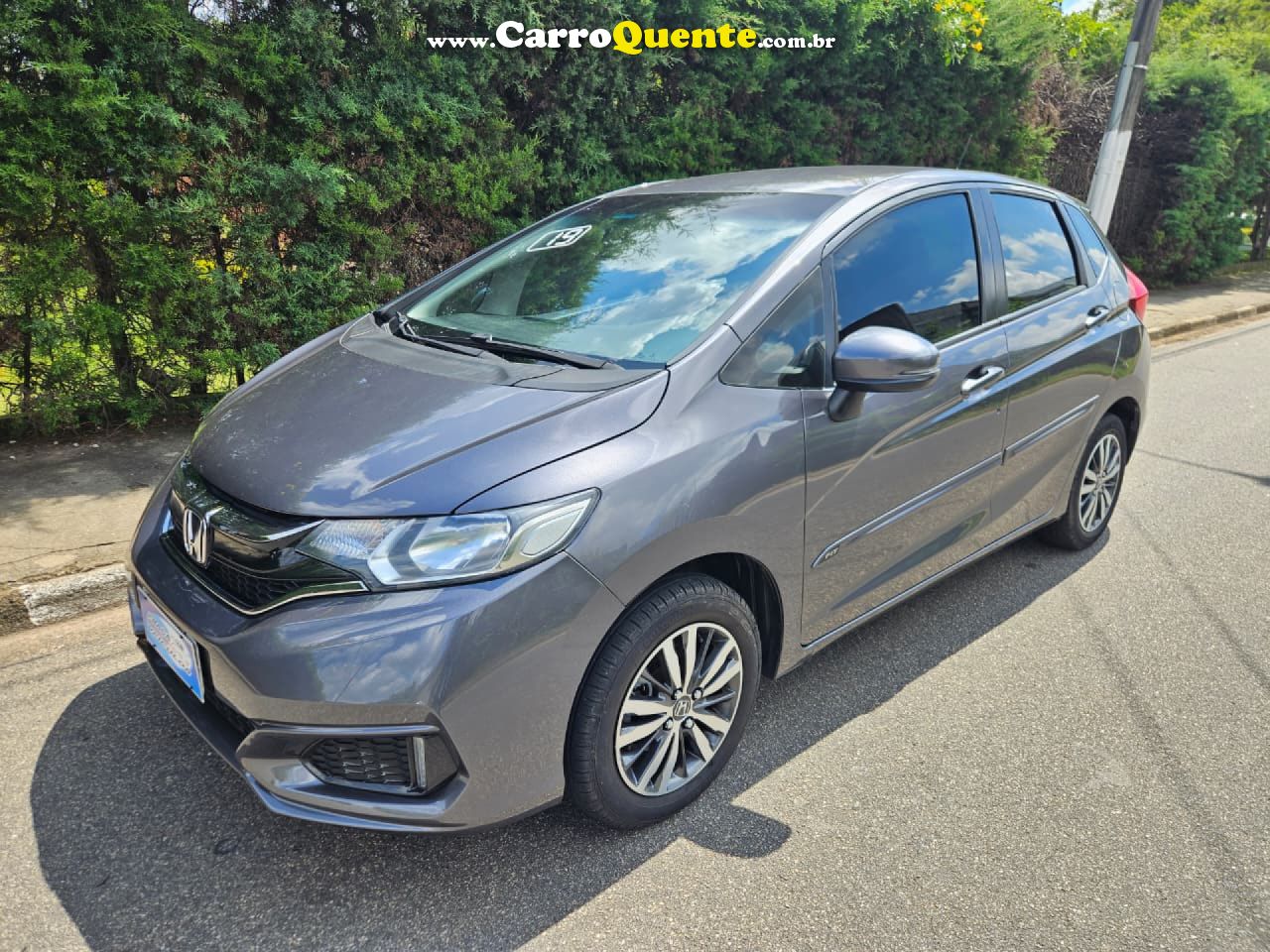 HONDA   FIT PERSONAL 1.5 FLEXONE 16V 5P AUT.   CINZA 2019 1.5 FLEX - Loja