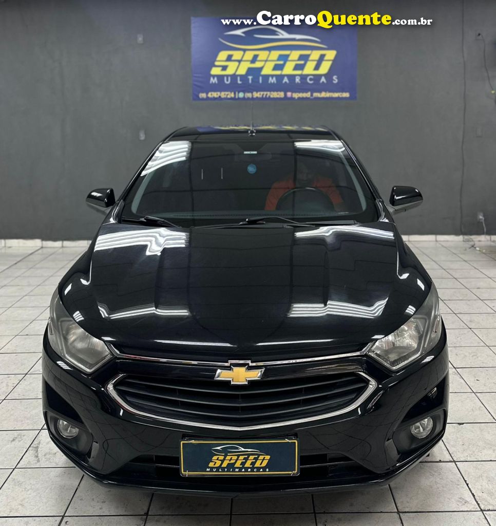 CHEVROLET   ONIX HATCH LTZ 1.4 8V FLEXPOWER 5P MEC.   PRETO 2018 1.4 FLEX - Loja