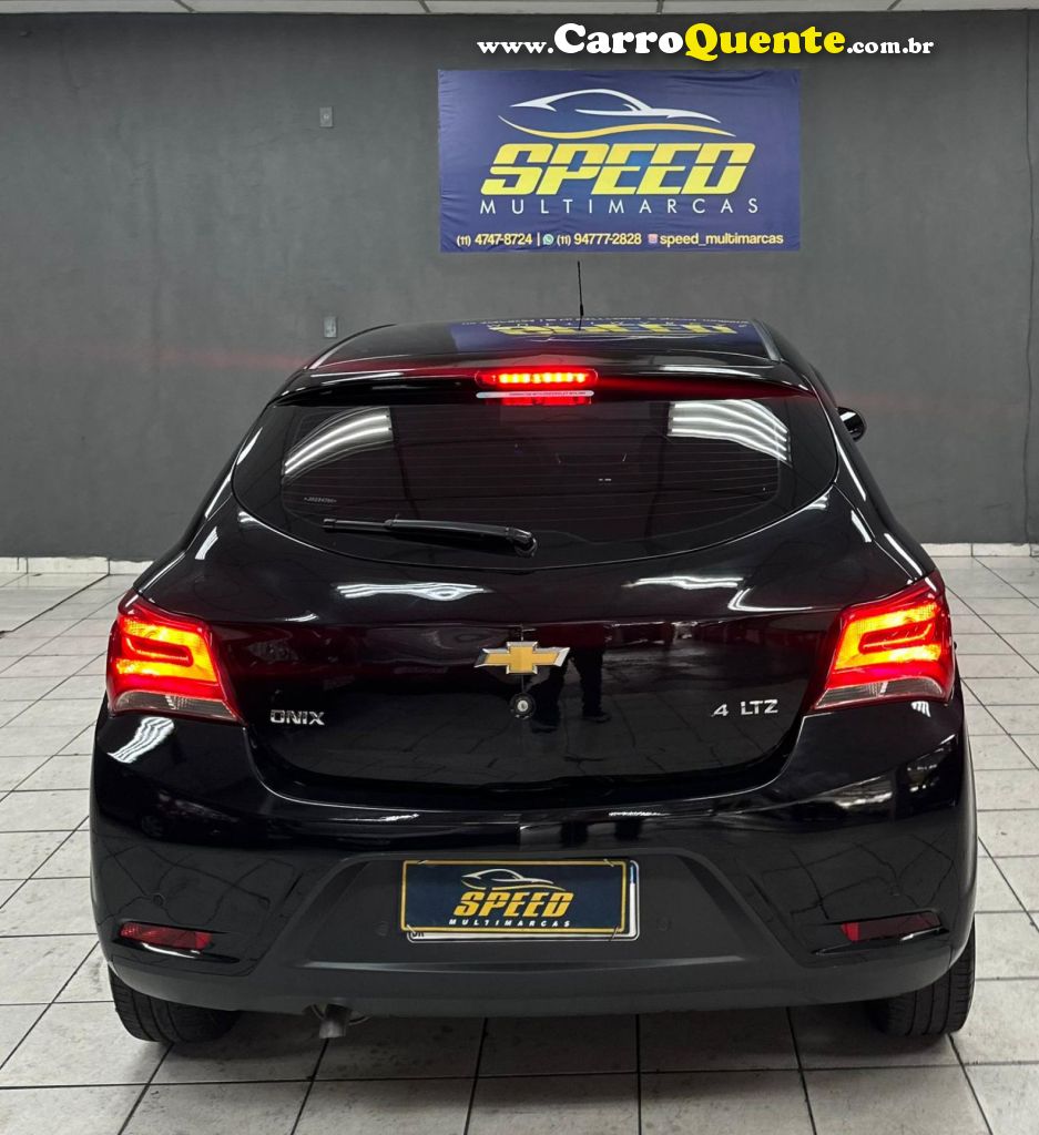 CHEVROLET   ONIX HATCH LTZ 1.4 8V FLEXPOWER 5P MEC.   PRETO 2018 1.4 FLEX - Loja