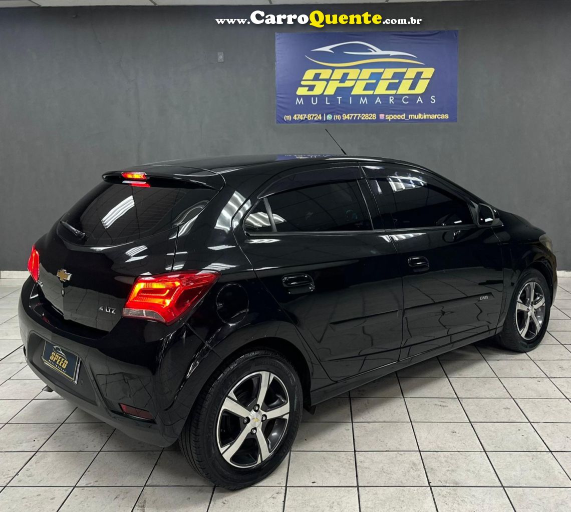 CHEVROLET   ONIX HATCH LTZ 1.4 8V FLEXPOWER 5P MEC.   PRETO 2018 1.4 FLEX - Loja
