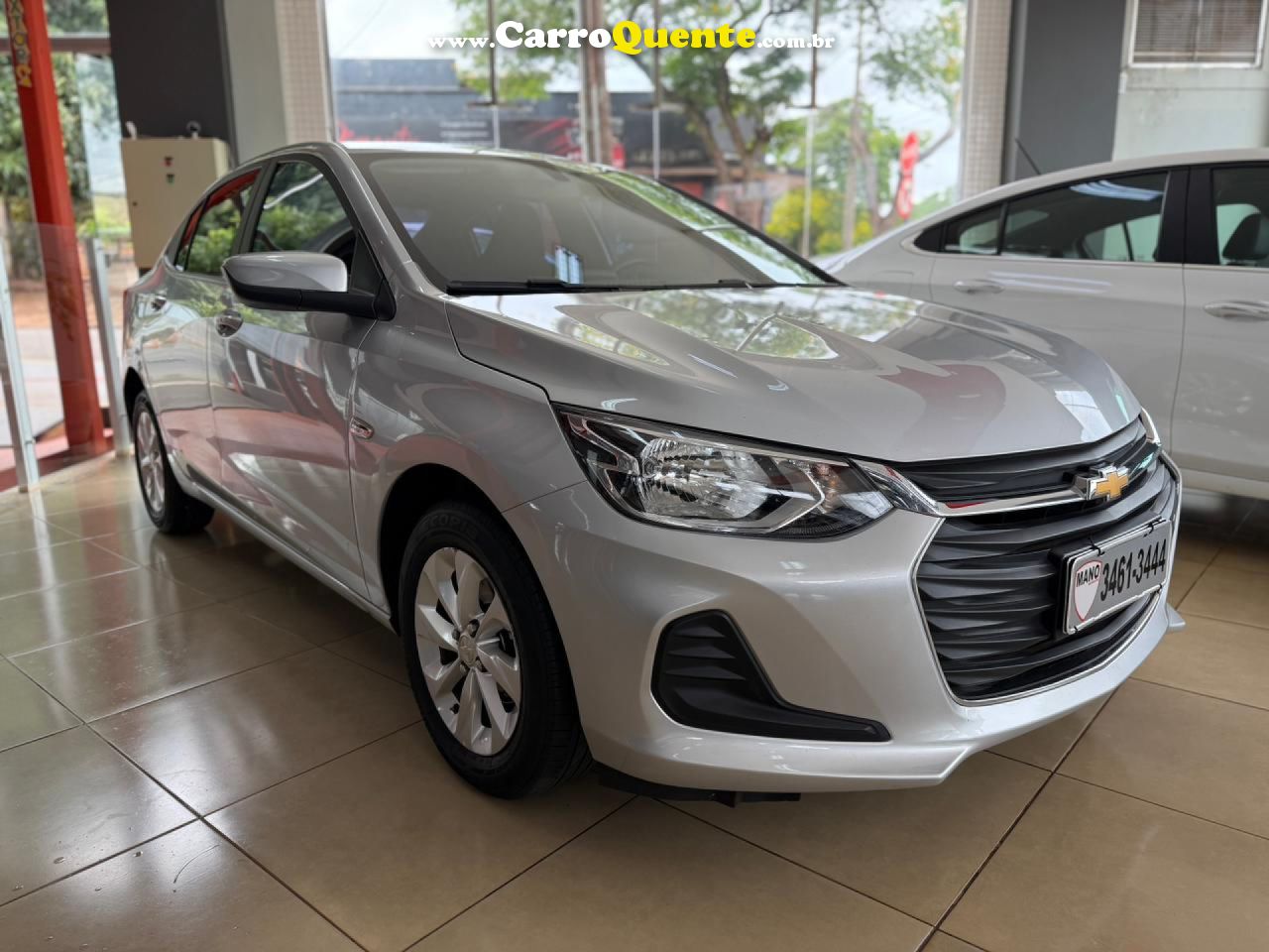 CHEVROLET   ONIX SEDAN PLUS LT 1.0 12V TB FLEX MEC.   PRATA 2023 1.0T FLEX - Loja