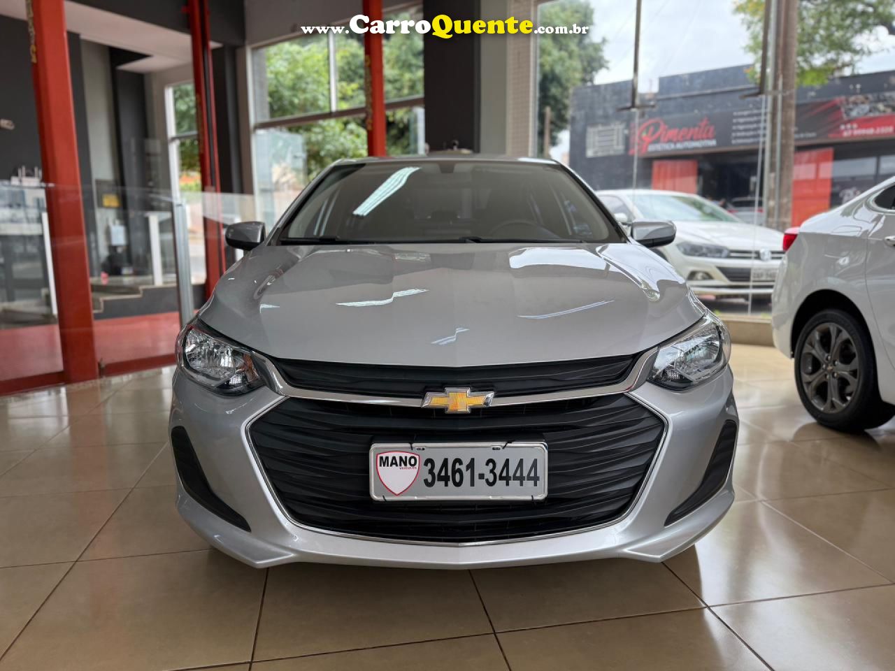 CHEVROLET   ONIX SEDAN PLUS LT 1.0 12V TB FLEX MEC.   PRATA 2023 1.0T FLEX - Loja