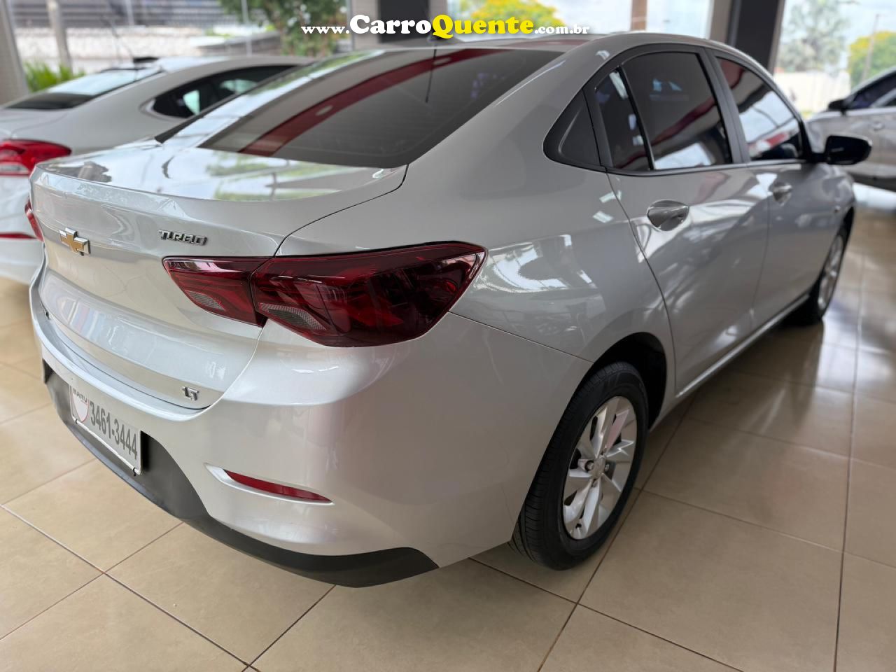 CHEVROLET   ONIX SEDAN PLUS LT 1.0 12V TB FLEX MEC.   PRATA 2023 1.0T FLEX - Loja