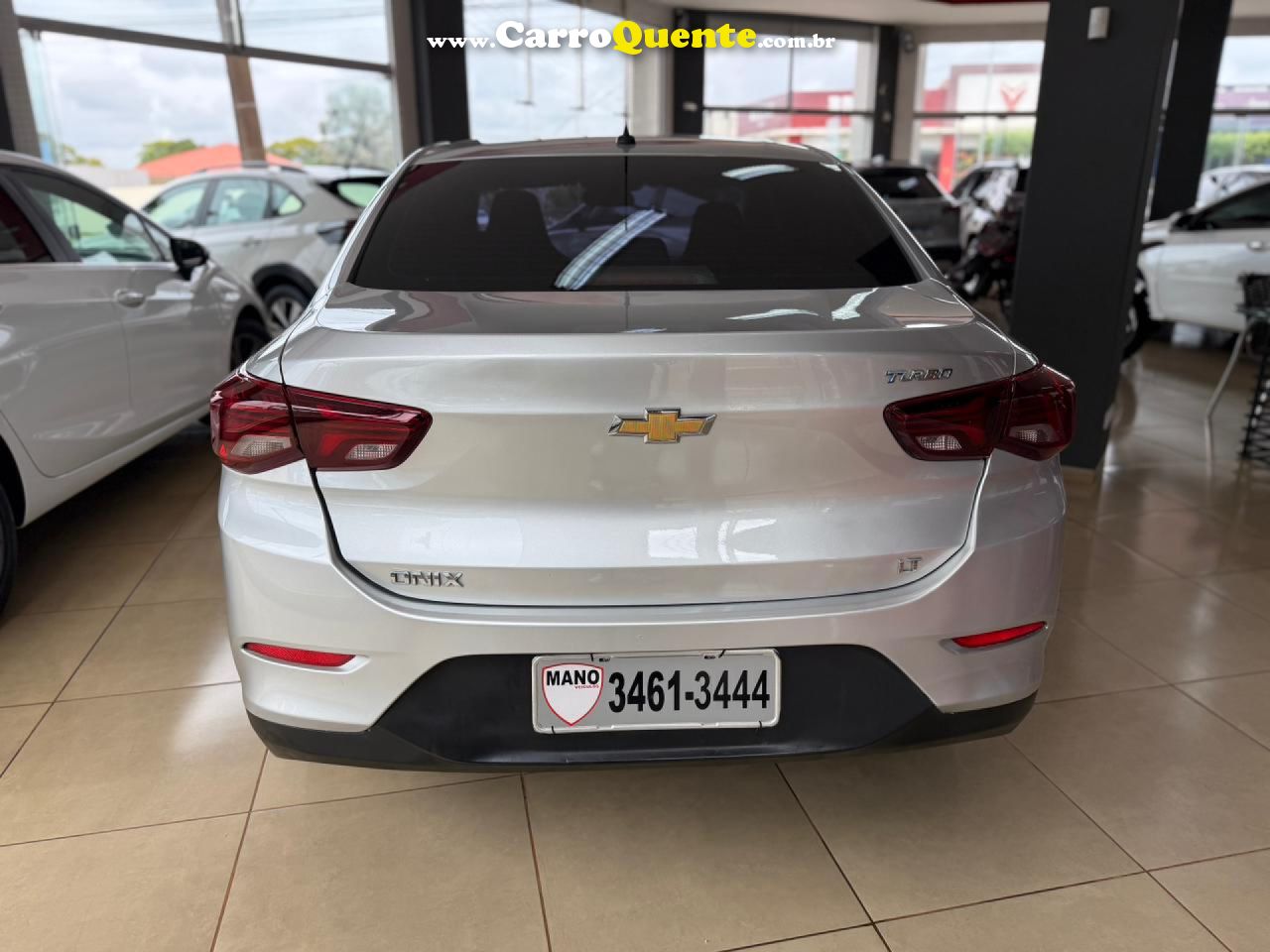 CHEVROLET   ONIX SEDAN PLUS LT 1.0 12V TB FLEX MEC.   PRATA 2023 1.0T FLEX - Loja
